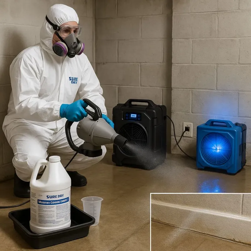 Sanitization and Odor Removal process in Midland, MI