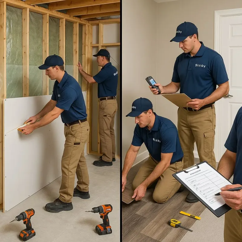 Repairs and Reconstruction process in Midland, MI